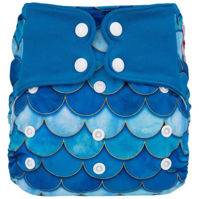 ELF ∣ Couche lavable à poche ∣ taille unique ∣ Blue Mermaid