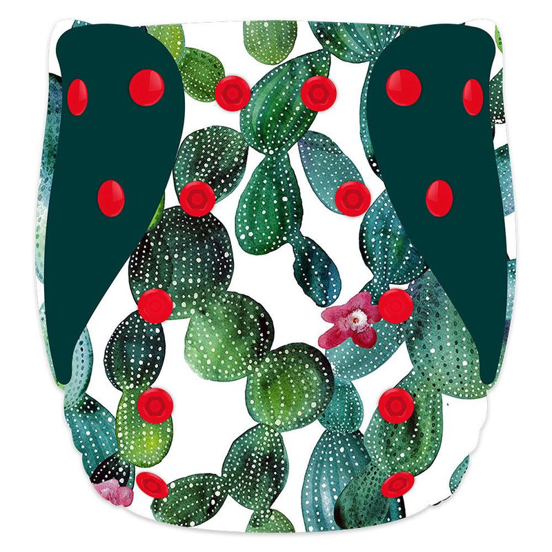 ELF ∣ Couche lavable ∣ taille NOUVEAU-NÉ (8-20 lb) ∣ Cactus