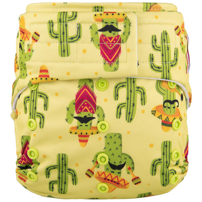 ELF ∣ Couche lavable à poche ∣ taille unique ∣ Mexican Cacti
