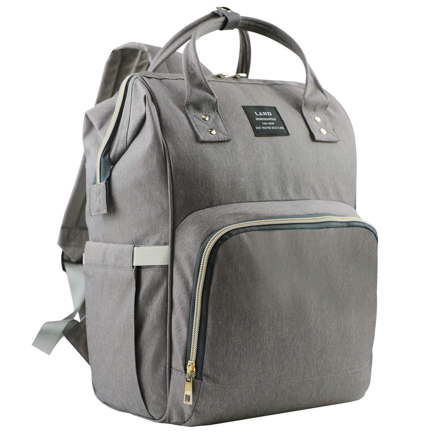 LAND Diaper Bag Grey Minishack