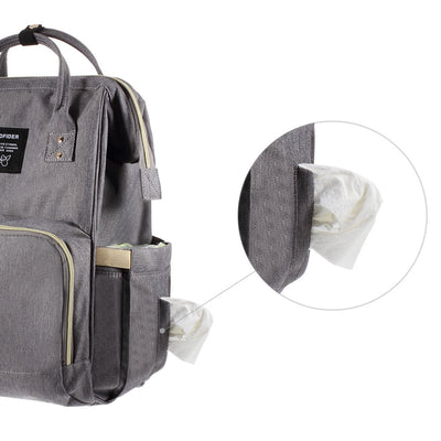AOFIDER | Diaper bag (back pack style) | Ash gray