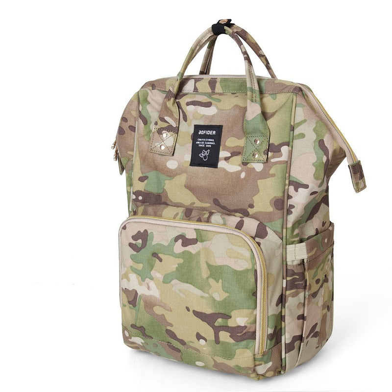 AOFIDER | Diaper bag (back pack style) | Camouflage / Earth