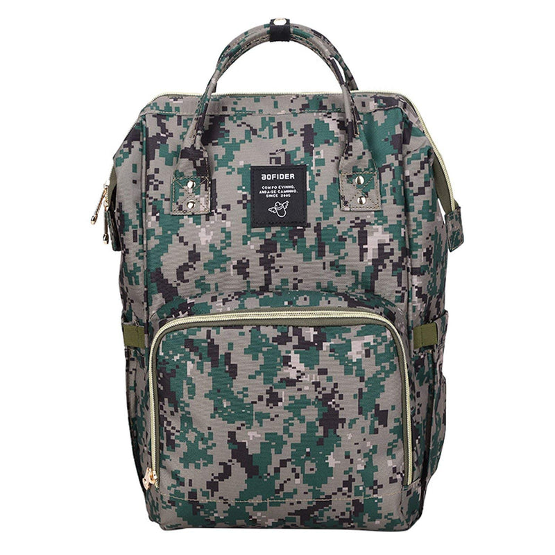 AOFIDER | Diaper bag (back pack style) | Camouflage / Forest