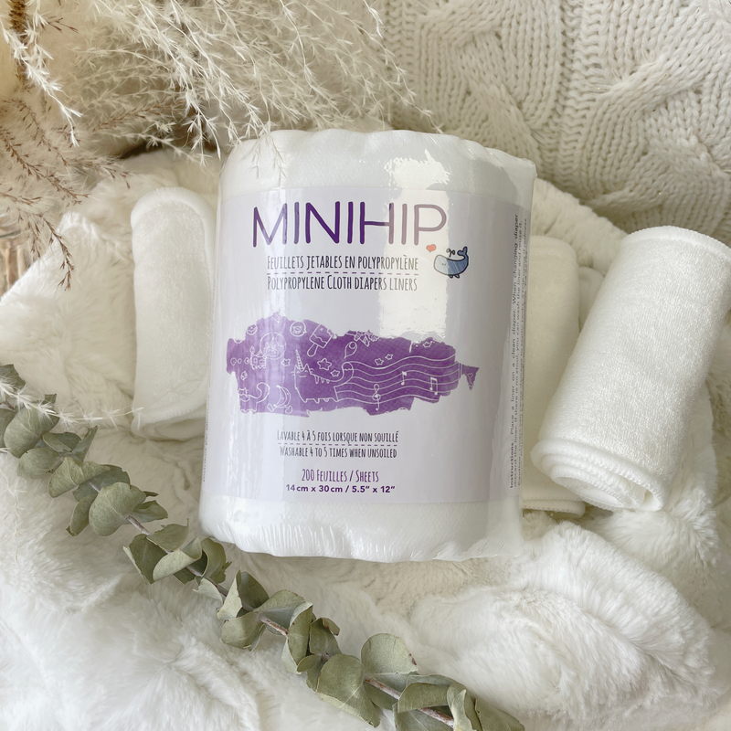 MINIHIP ∣ Feuillets en polypropylène (200 feuillets)