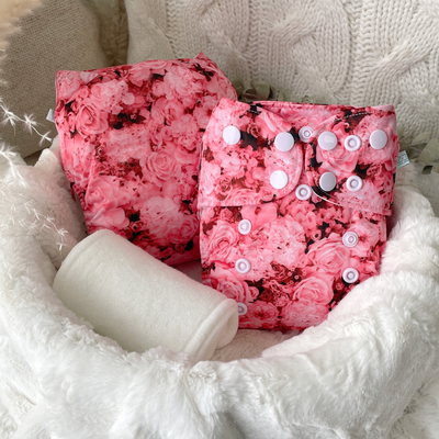 MINIHIP ∣ Pocket Diaper ∣ NEWBORN Size ∣ Bed of Roses