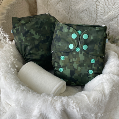 MINIHIP ∣ Pocket Diaper ∣ NEWBORN Size ∣ Camo