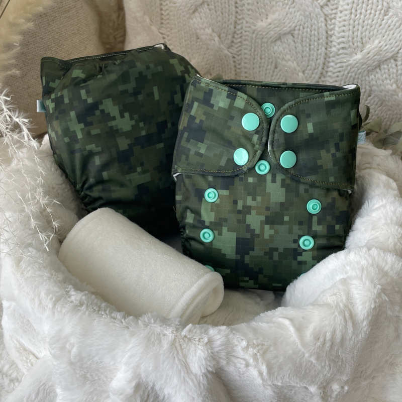 MINIHIP ∣ Pocket Diaper ∣ NEWBORN Size ∣ Camo