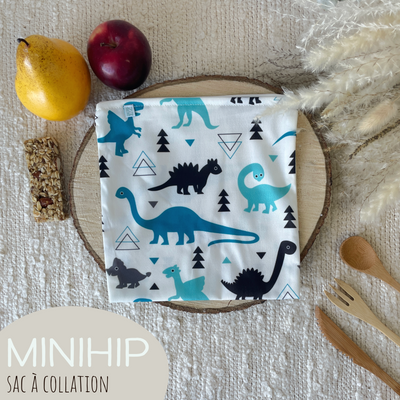 MINIHIP ∣ Regular Snack Bag ∣ Dinosaure