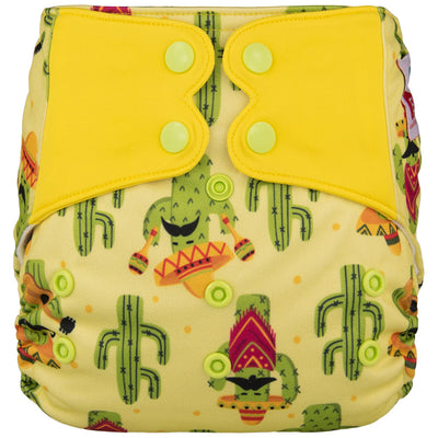 ELF ∣ Pocket Diaper ∣ One Size ∣ Mexican Cacti