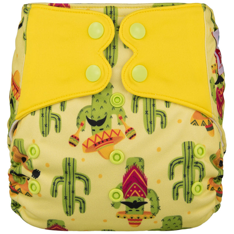ELF ∣ All-in-One Diaper [Classic] ∣ One Size ∣ Mexican Cacti
