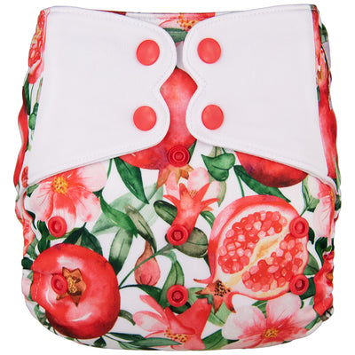 ELF ∣ Pocket Diaper ∣ One Size ∣ Pomegranate
