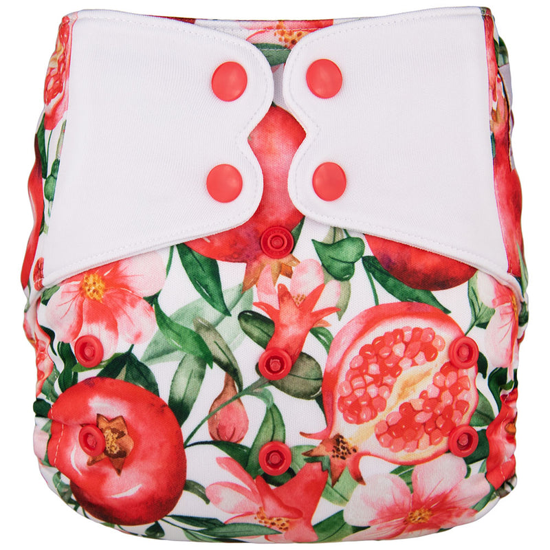 ELF ∣ All-in-One Diaper [Classic] ∣ One Size ∣ Pomegranate