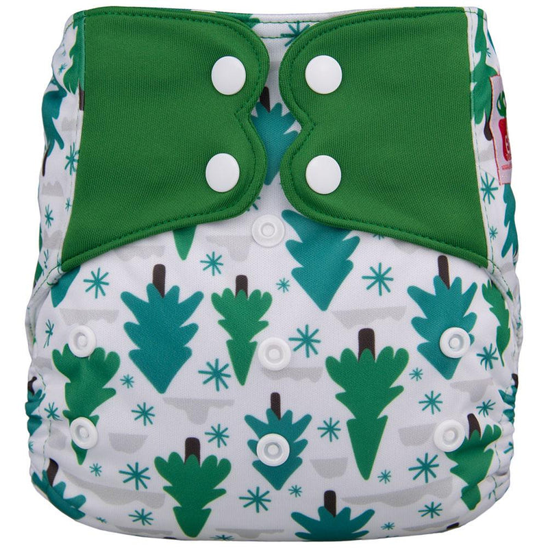 ELF ∣ Pocket Diaper ∣ One Size ∣ Snowy Forest