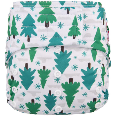 ELF ∣ Pocket Diaper ∣ One Size ∣ Snowy Forest