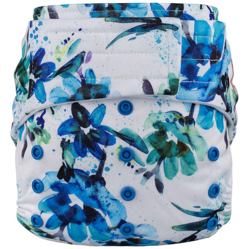ELF ∣ Pocket Diaper ∣ One Size ∣ Watercolor Flowers