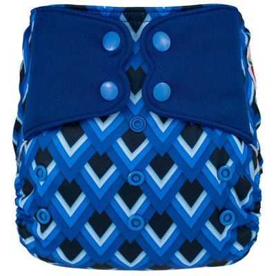 ELF ∣ Pocket Diaper ∣ One Size ∣ Black & Blue