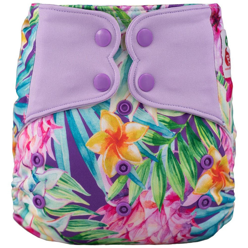 ELF ∣ Diaper Cover (or All-in-Two diaper) ∣ Pink Pineapple