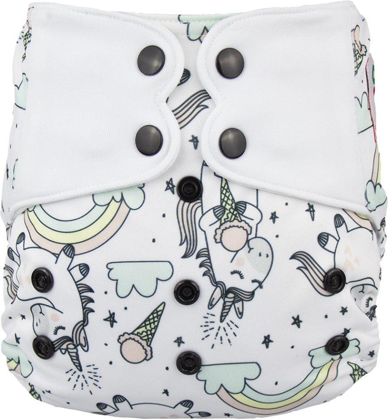 ELF ∣ Diaper Cover (or All-in-Two diaper) ∣ Icy Unicorn