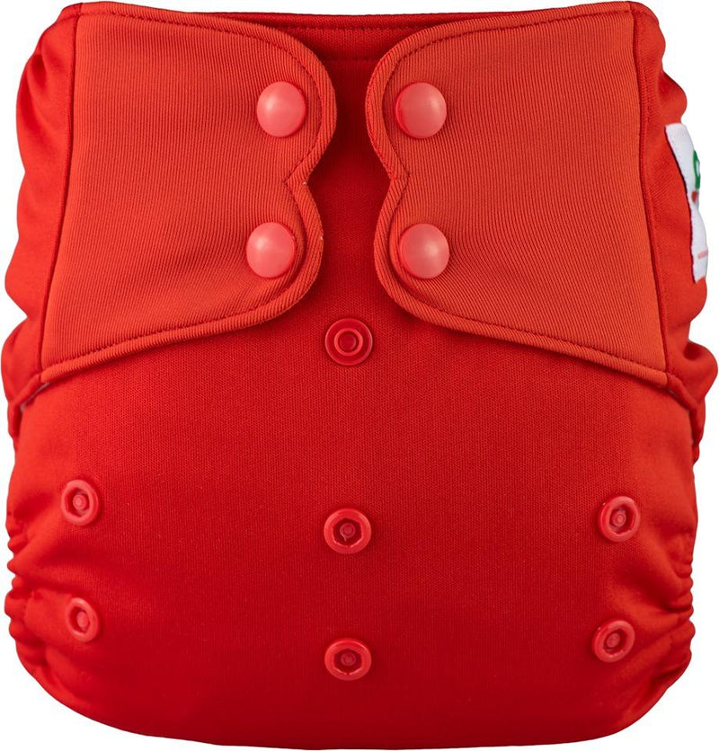 ELF ∣ Diaper Cover (or All-in-Two diaper) ∣ Rainbow Red