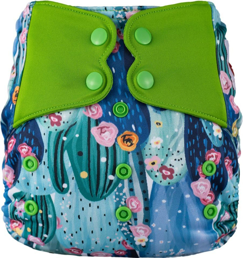 ELF ∣ Diaper Cover (or All-in-Two diaper) ∣ Cactus Flower