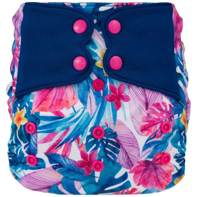 ELF ∣ Couche lavable à poche ∣ taille unique ∣ Fleur de Tropique