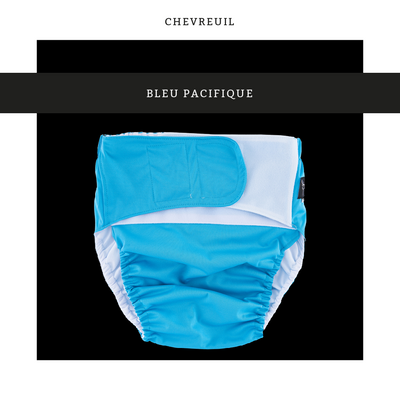 Bébé D Lux | Pocket cloth diapers | Size CHILD-ADULT | Pacific Blue