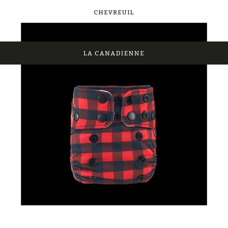 Bébé D Lux | All-in-One cloth diaper | Newborn | La Canadienne