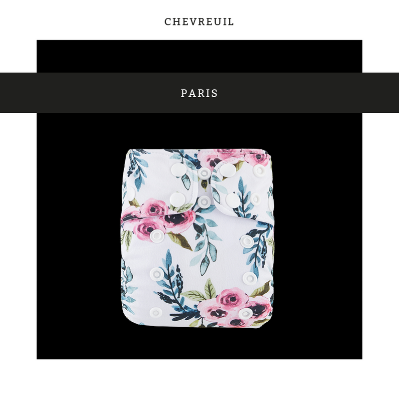 Chevreuil | Couche lavable à poche | taille NOUVEAU-NÉ | Paris