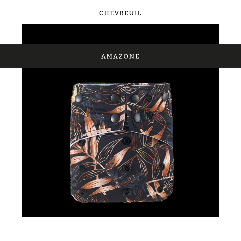Chevreuil | Couche lavable à poche | taille unique | Amazone