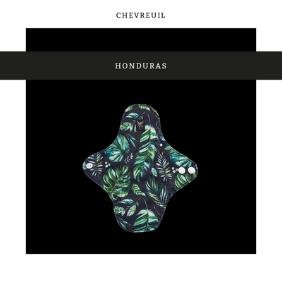 Chevreuil | Serviettes hygiéniques avec fleurs de silicone | Protège-dessous