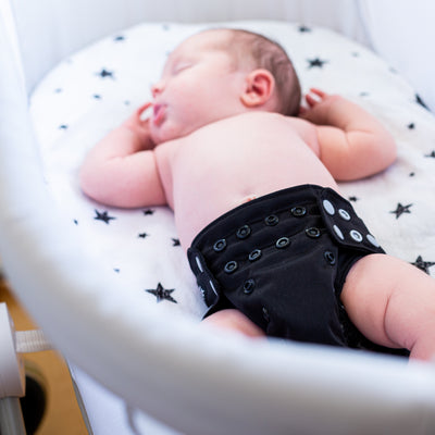 FUNKY FLUFF ∣ Pocket Diaper ∣ NEWBORN Size ∣ Baby-Got-Black