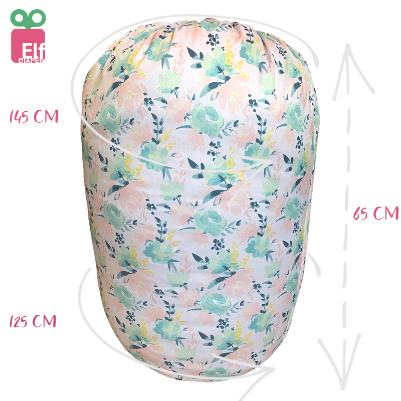 ELF ∣ Waterproof Laundry Bag ∣ Hibiscus