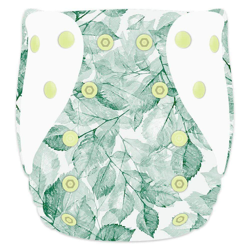 ELF ∣ All-in-One Diaper ∣ NEWBORN size (8-20 lb) ∣ Summer Leaves