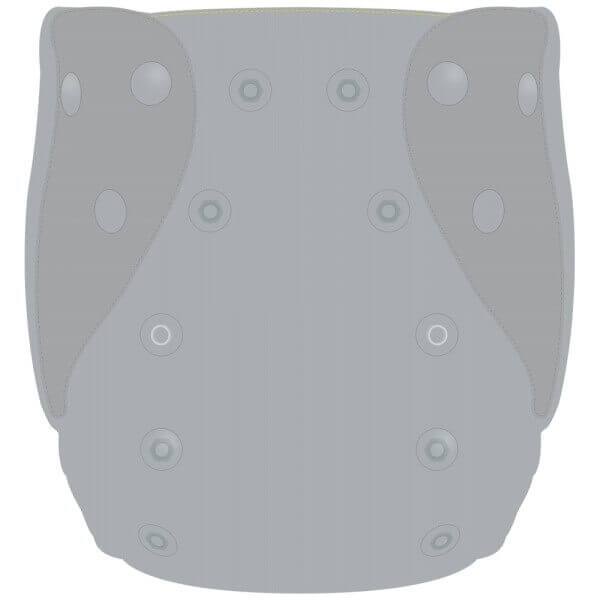 ELF ∣ Couche lavable ∣ taille NOUVEAU-NÉ (8-20 lb) ∣ Rainbow Gray