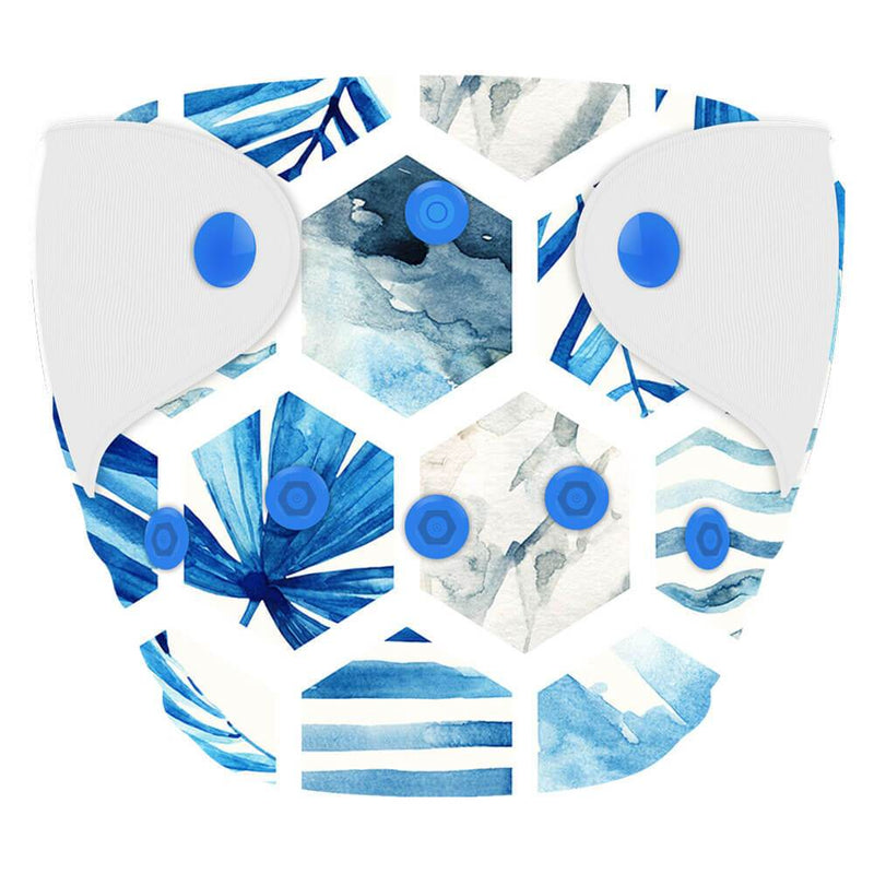 ELF ∣ All-in-One Diaper ∣ NEWBORN size (5-14 lb) ∣ Blue Diamond