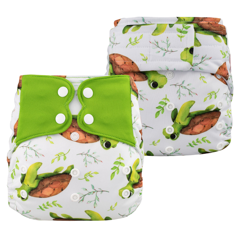 ELF ∣ Pocket Diaper ∣ One Size ∣ Turtle