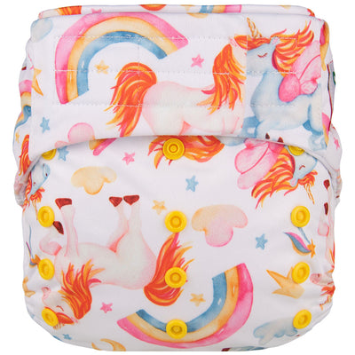 ELF ∣ Pocket Diaper ∣ One Size ∣ Watercolor Unicorn