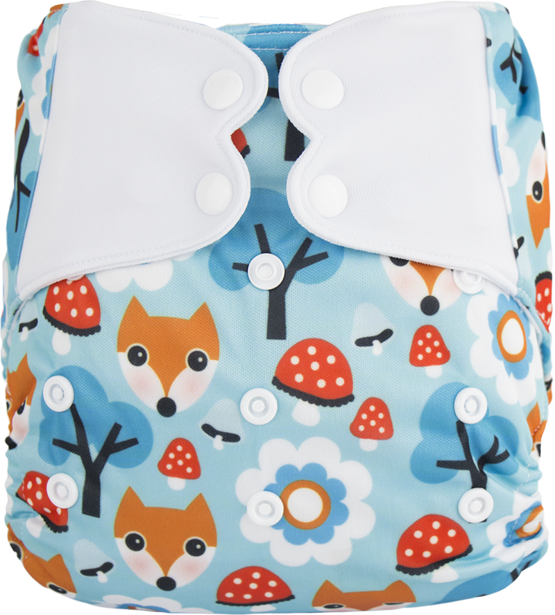 ELF ∣ All-in-One Diaper [Classic] ∣ One Size ∣ Sweet Fox