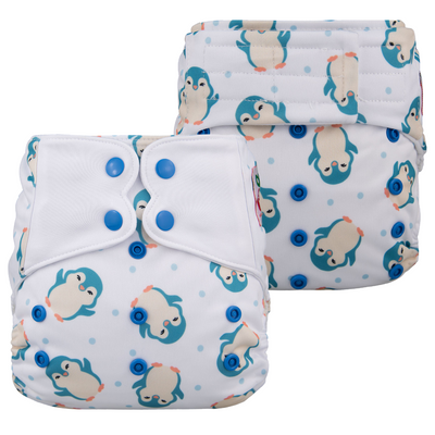 ELF ∣ Couche lavable à poche ∣ taille unique ∣ Baby Penguins