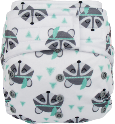 ELF ∣ Pocket Diaper ∣ One Size ∣ Racoon