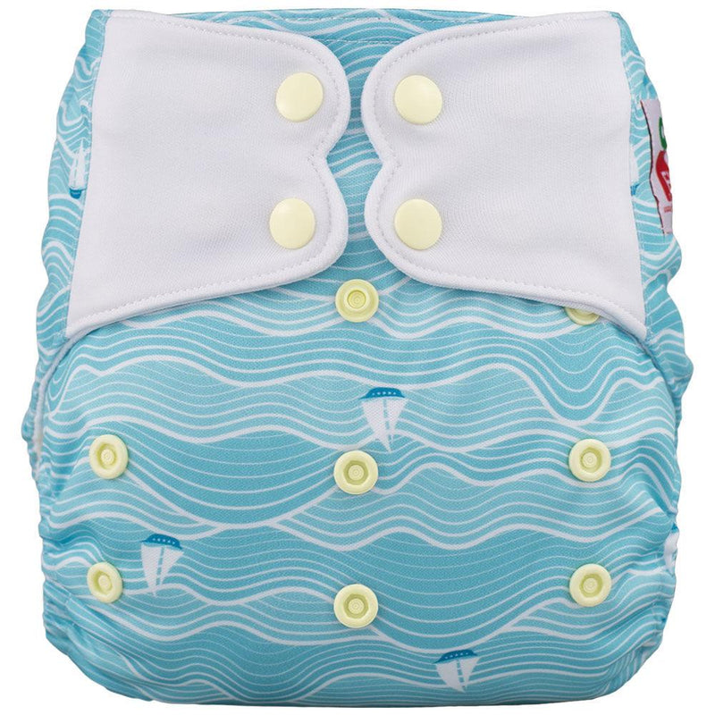 ELF ∣ Diaper Cover (or All-in-Two diaper) ∣ The Sea