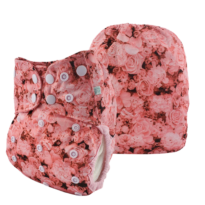 MINIHIP ∣ Diaper Cover ∣ One Size ∣ Bed of Roses