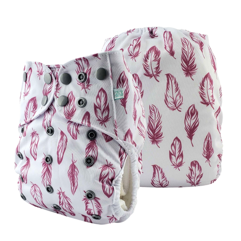 MINIHIP ∣ Diaper Cover ∣ One Size ∣ Lost Feathers