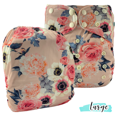 MINIHIP ∣ Pocket Diaper ∣ LARGE Size ∣ Bouquet