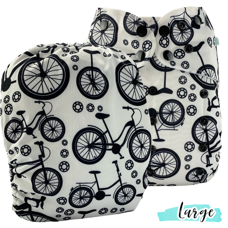 MINIHIP ∣ Pocket Diaper ∣ LARGE Size ∣ Bicycle