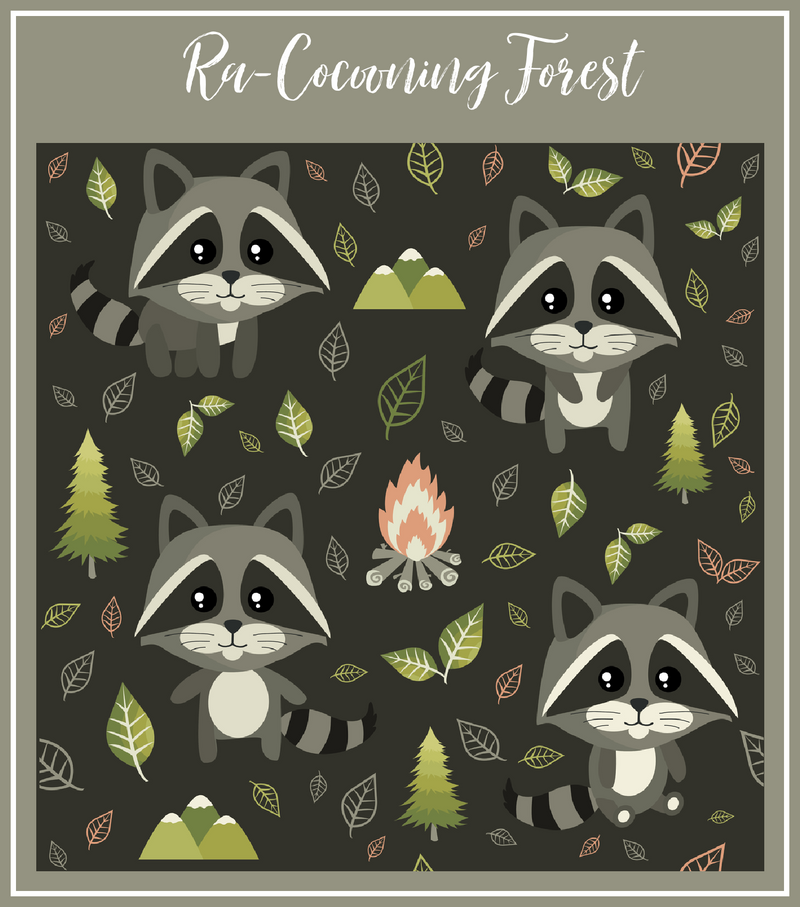 MINIHIP ∣ Couche lavable à poche ∣ taille unique ∣ Ra-Cocooning Forest
