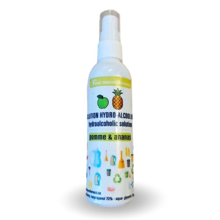 TOUT NATURELLEMENT ∣ Solution Hydro-Alcoolique Pomme-Ananas