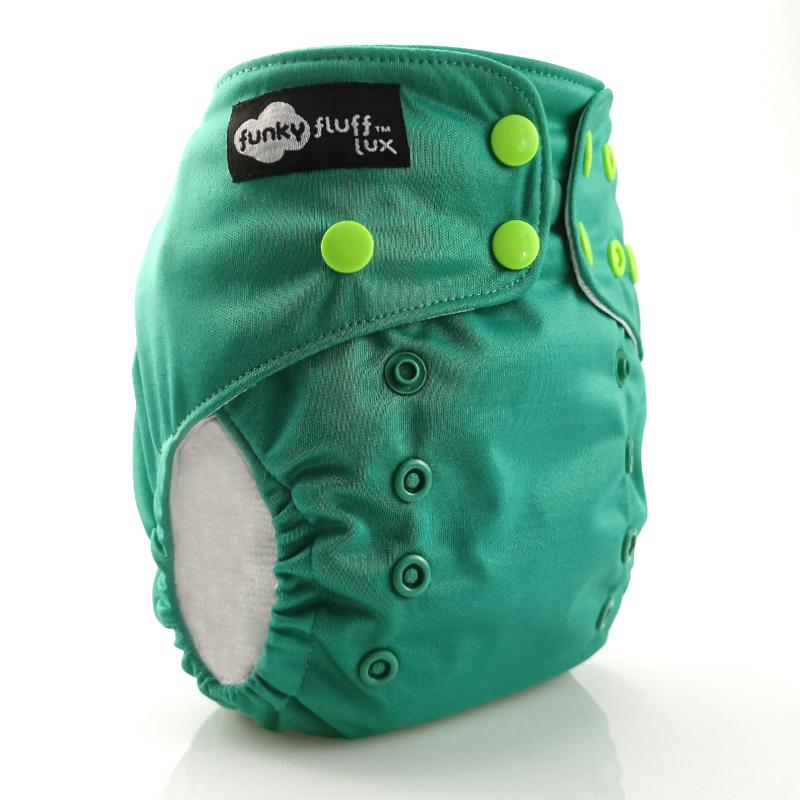 FUNKY FLUFF ∣ Pocket Diaper ∣ One Size ∣ The Real Teal