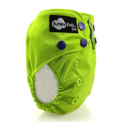 FUNKY FLUFF ∣ Pocket Diaper ∣ NEWBORN Size ∣ Walk the Lime