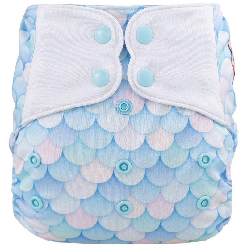 ELF ∣ Diaper Cover (or All-in-Two diaper) ∣ Mermaid